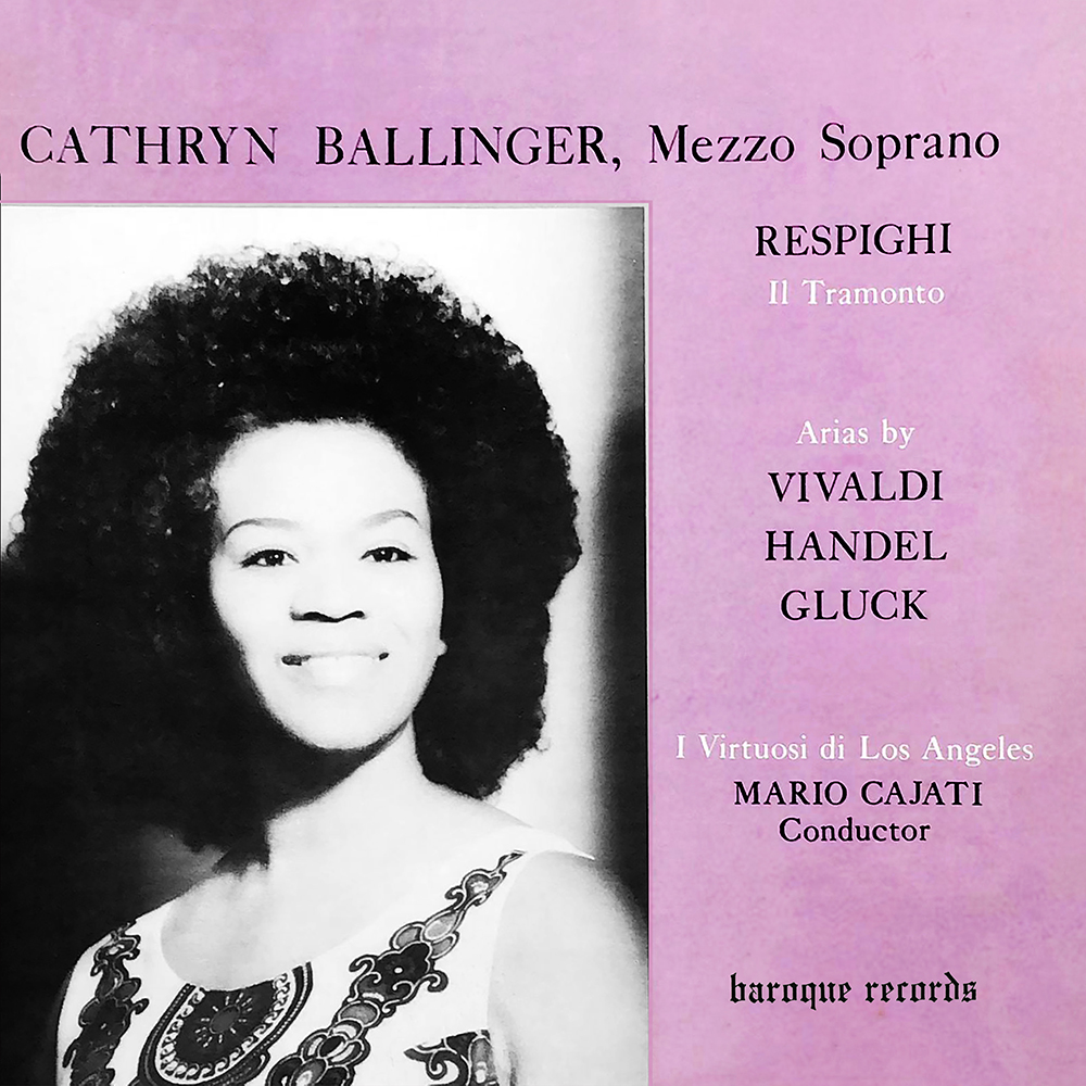 Cathryn Ballinger, Mezzo Soprano